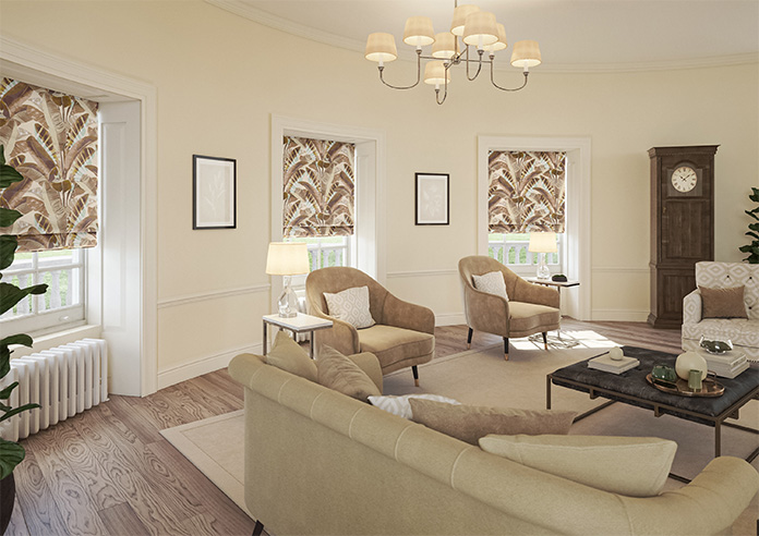 Rodeo Drive, Fawn - Roman Blind - Image 6